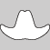 Cowboy Hat Figure Piece