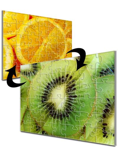 8x10 Jigsaw-Cut with 42 Pieces Custom 2-Sided Acrylic Puzzle