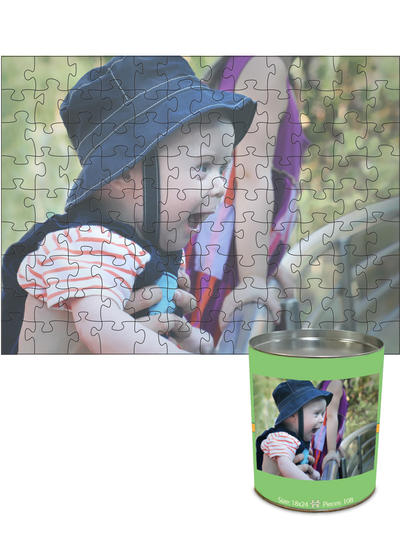 18x24 Jigsaw-Cut with 108 Pieces Custom Puzzle