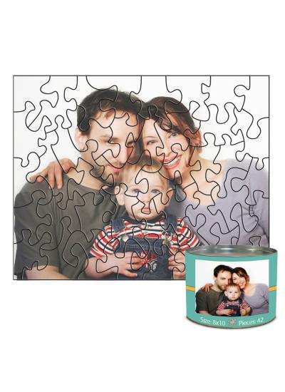 8x10 Stone-Cut with 42 Pieces Custom Puzzle