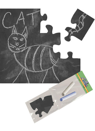 Black Chalkboard Puzzle
