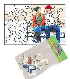 4x6 Stone-Cut with 24 Pieces Custom Puzzle